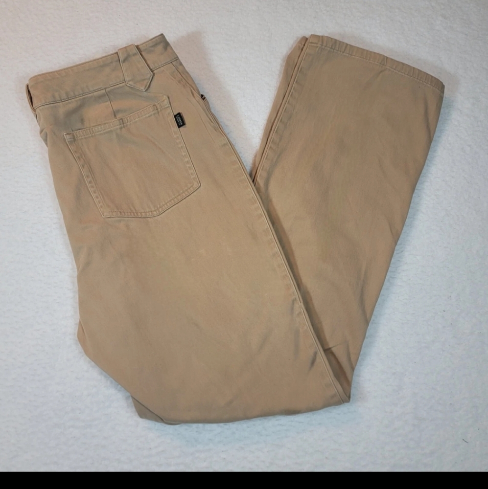 Lauren Jeans Co. Ralph Lauren Chino Tan Stretch Pants Women's Size 8 Straight